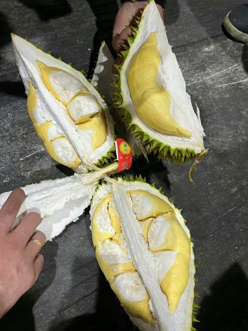 海南金枕榴莲皮薄肉厚核小口感软糯香甜果肉饱满