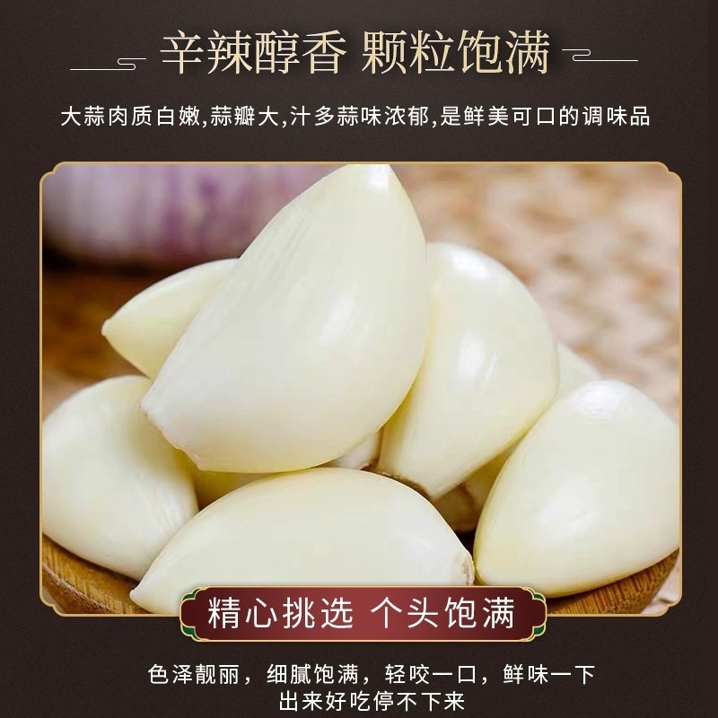 云南大理紫皮大蒜种，干蒜瓣新货批发一件代发