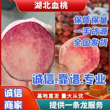 血桃毛桃产地直供，猪血红桃，对接电商社区团购，工厂货