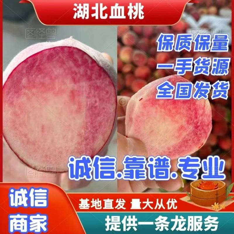 血桃毛桃产地直供，猪血红桃，对接电商社区团购，工厂货