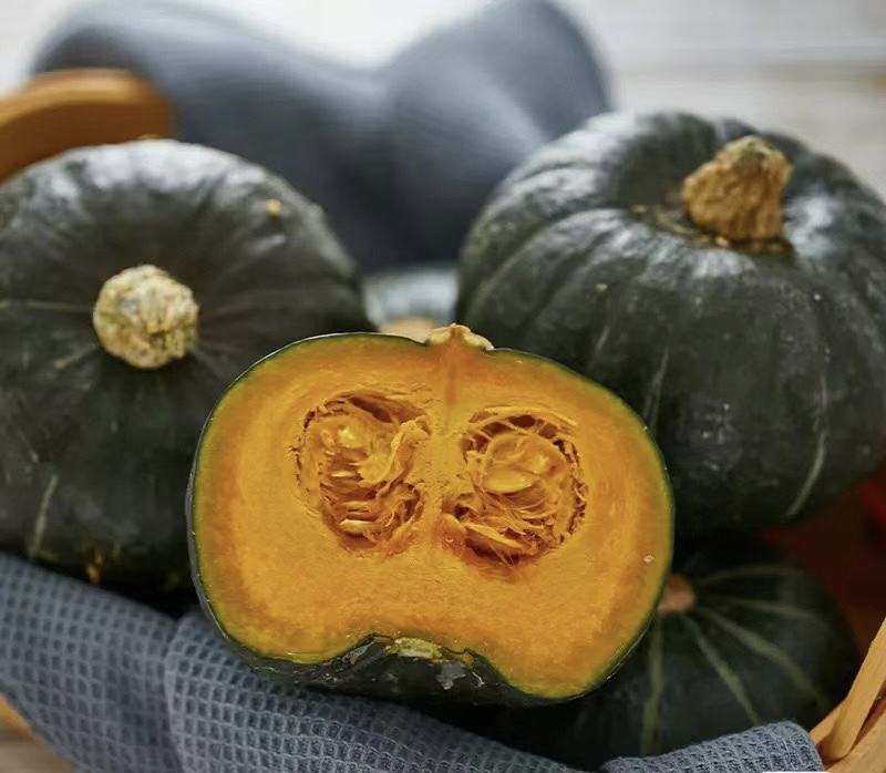 贝贝南瓜切开示意图