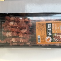 钢签羊肉串，微调理腌制，纯羊肉串，肉质鲜嫩，可口。