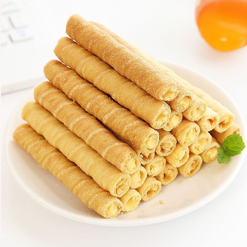 【超值推荐一大箱】夹心鸡蛋卷饼干好吃的网红蛋卷酥零食品批