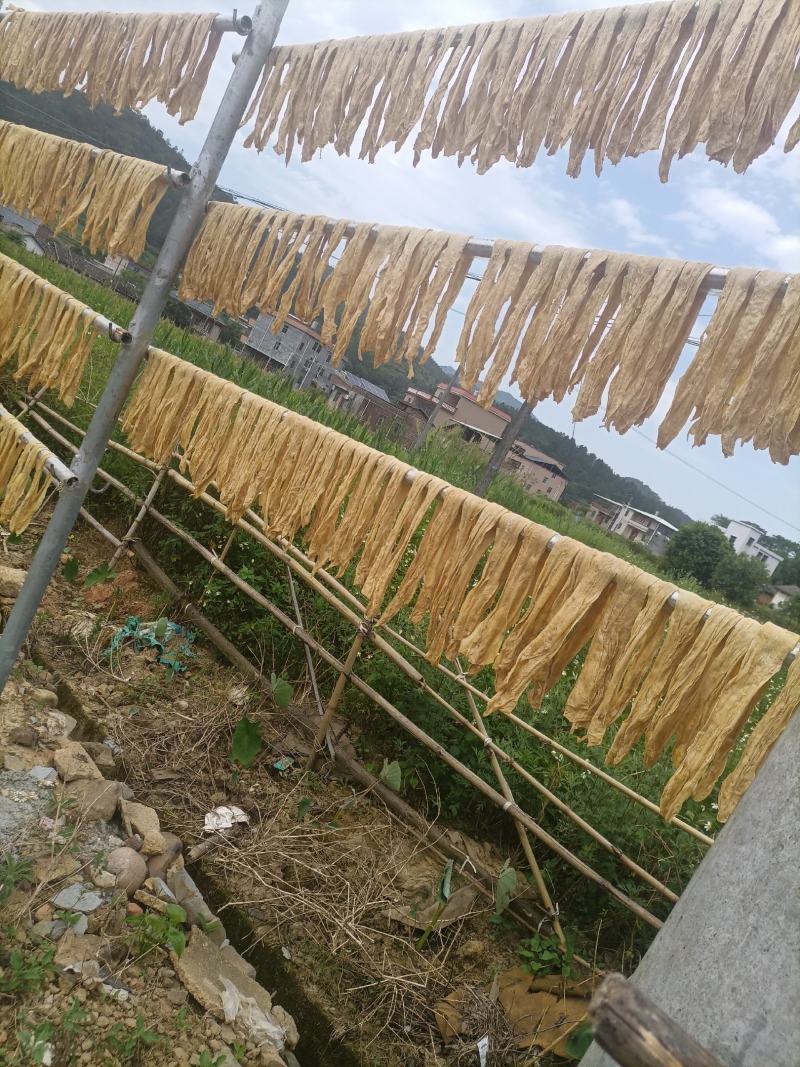 纯手工做铁锅腐竹