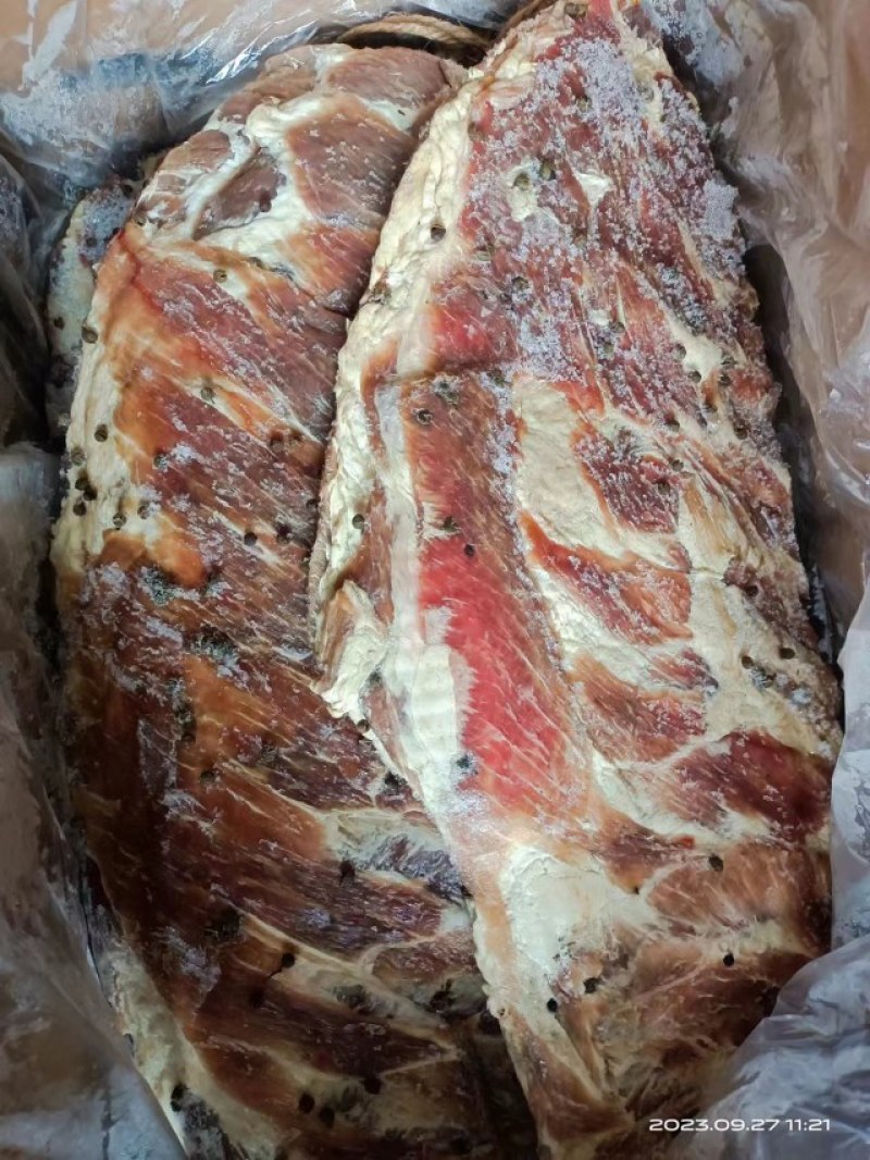 青猪花椒腊排骨品质好货30斤一件批发腌腊制品全系列批发