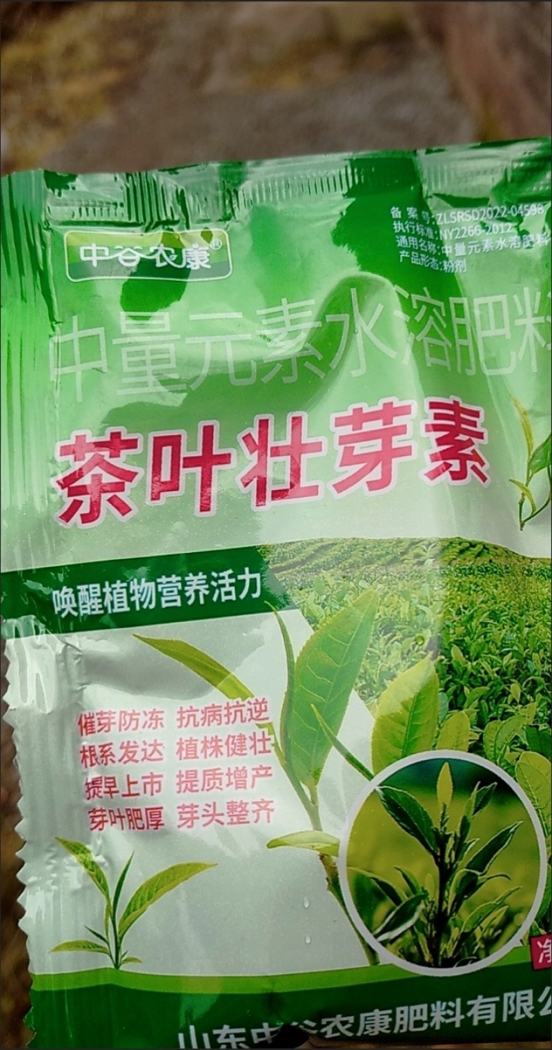 茶叶壮芽素水溶肥催芽防冻抗病抗逆提高品质芽叶肥厚促进根系
