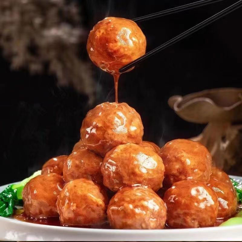 【红烧狮子头】5斤红烧狮子头鸡肉丸红烧四喜丸面食火锅