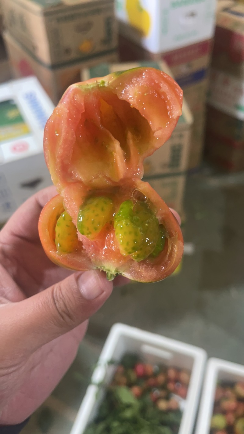 草莓番茄。口感酸甜。