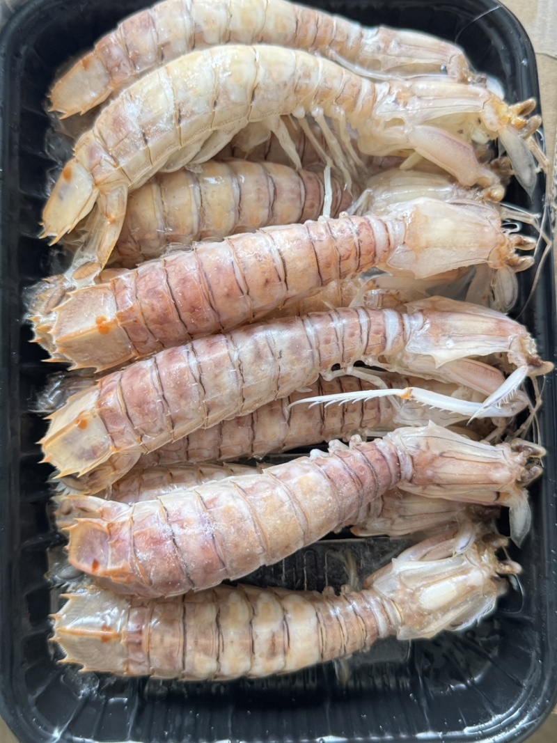 皮皮虾活煮索鲜肉质饱满，适合各大餐饮，社区团购