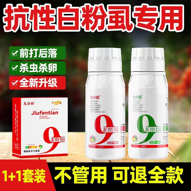 抗性白粉虱专用前打后落虫卵兼杀持效期长安全高效
