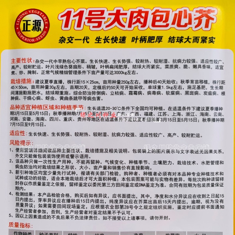 广东大肉包心芥菜种子大号正源11号大肉包心芥菜种籽爽脆嫩