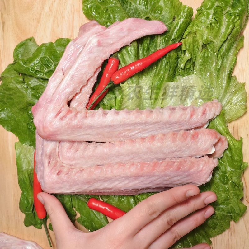 鹅翅新鲜冷冻大鹅翅鹅翅膀鹅二节翅冻鹅翅卤菜食材