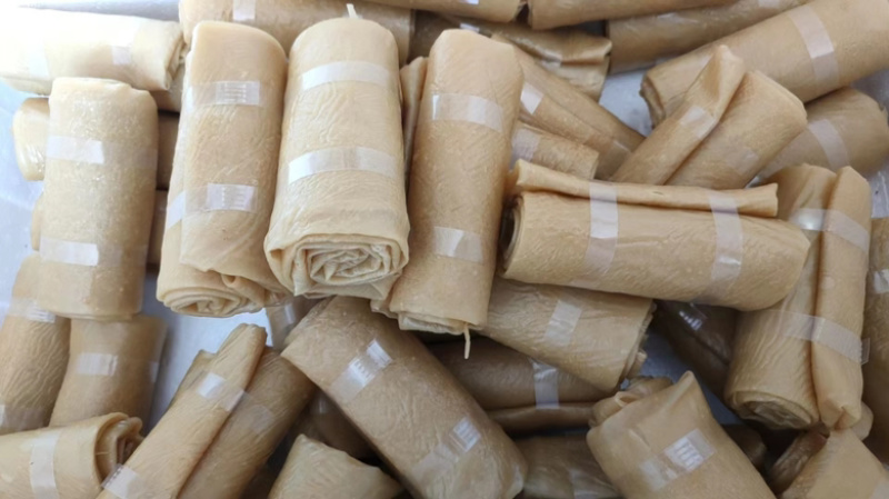 鲜油皮！豆皮！火锅皮！豆香浓后一手货源质量保证