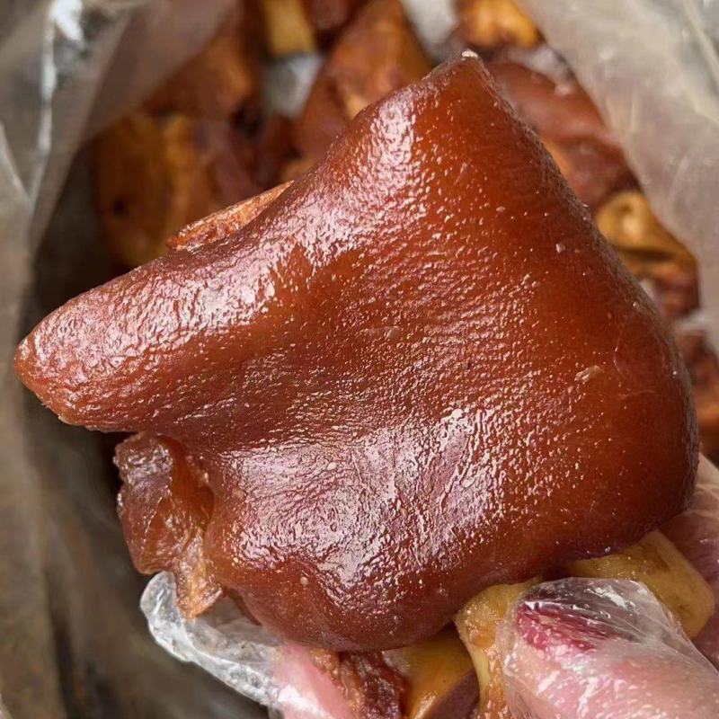 精品熟食猪蹄口感好营养价值高量大从优可视频看货
