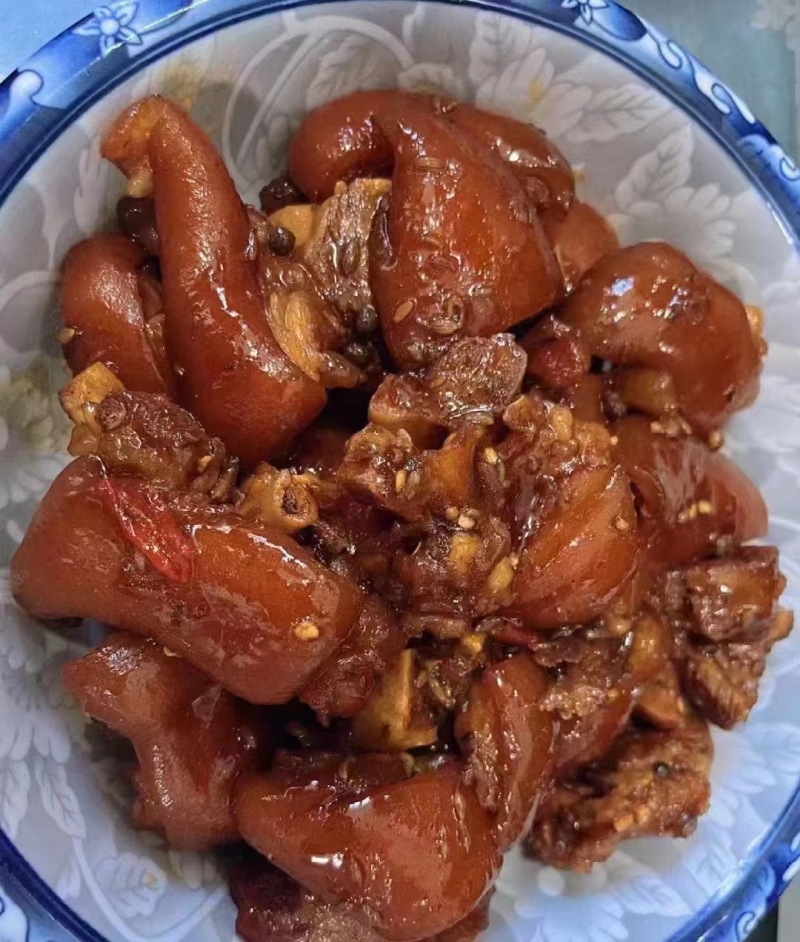 精品熟食猪蹄口感好营养价值高量大从优可视频看货