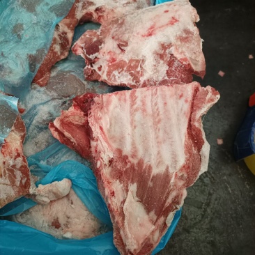 多肉猪小排，肥猪肋排，颜色鲜亮，根根肋排分明