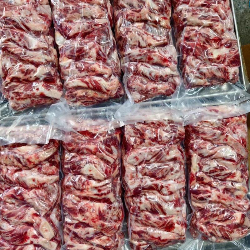 纯干谷饲腹肉条精修肉嫩多汁烧烤佳品厂家直销批发