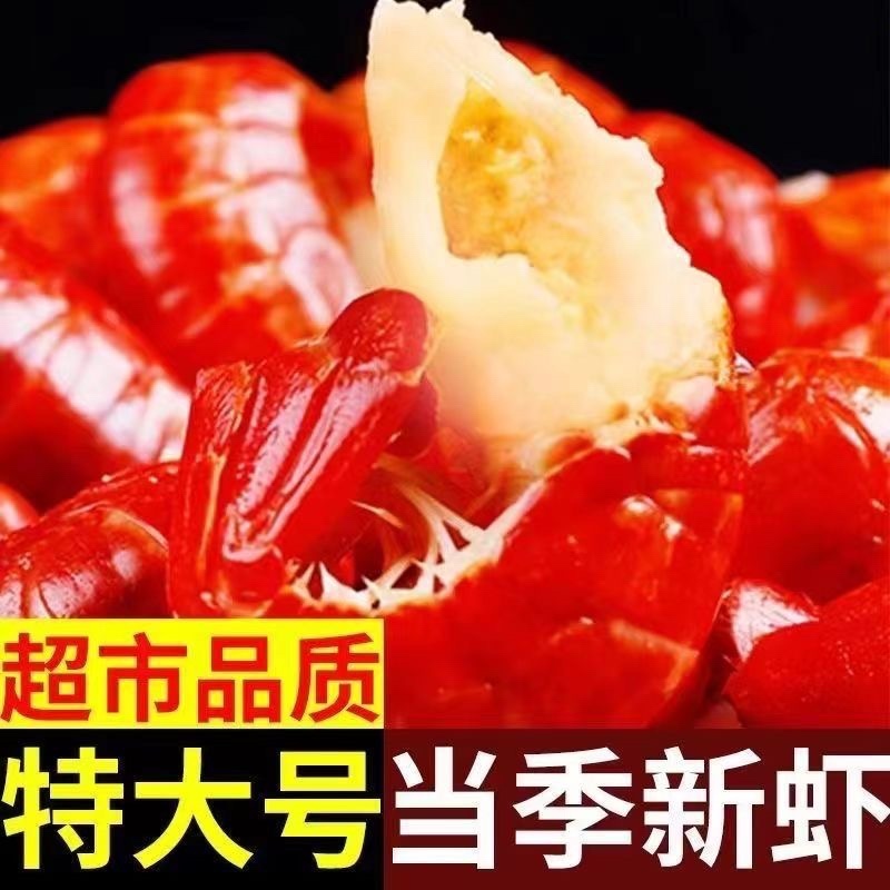 精选稻田龙虾尾个头大新鲜速冻