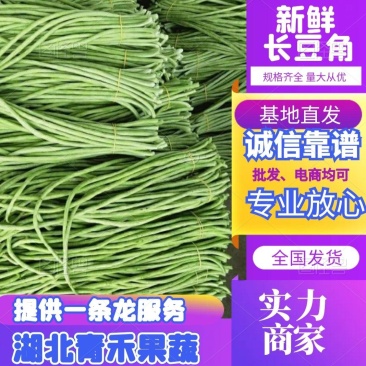 湖北新鲜长豆角青条豆角缸豆支持泡水加冰打冷