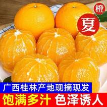 包邮广西新鲜夏橙现摘橙子大果超大当季水果手剥脐橙直发整箱