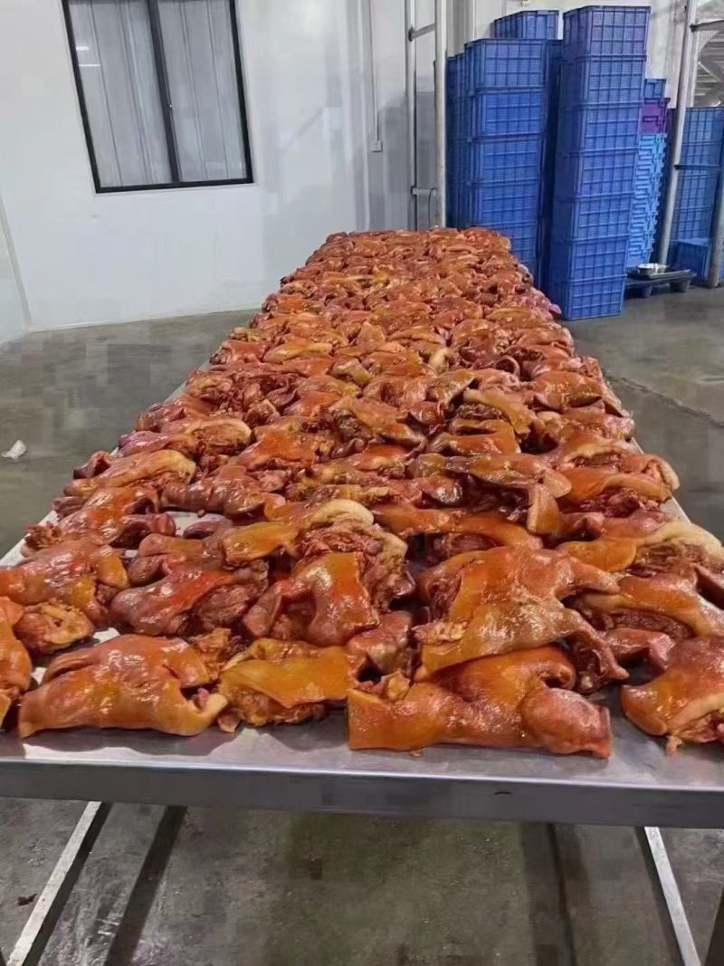 卤猪头肉全熟卤猪头带核桃肉带拱嘴价格不贵当季热卖