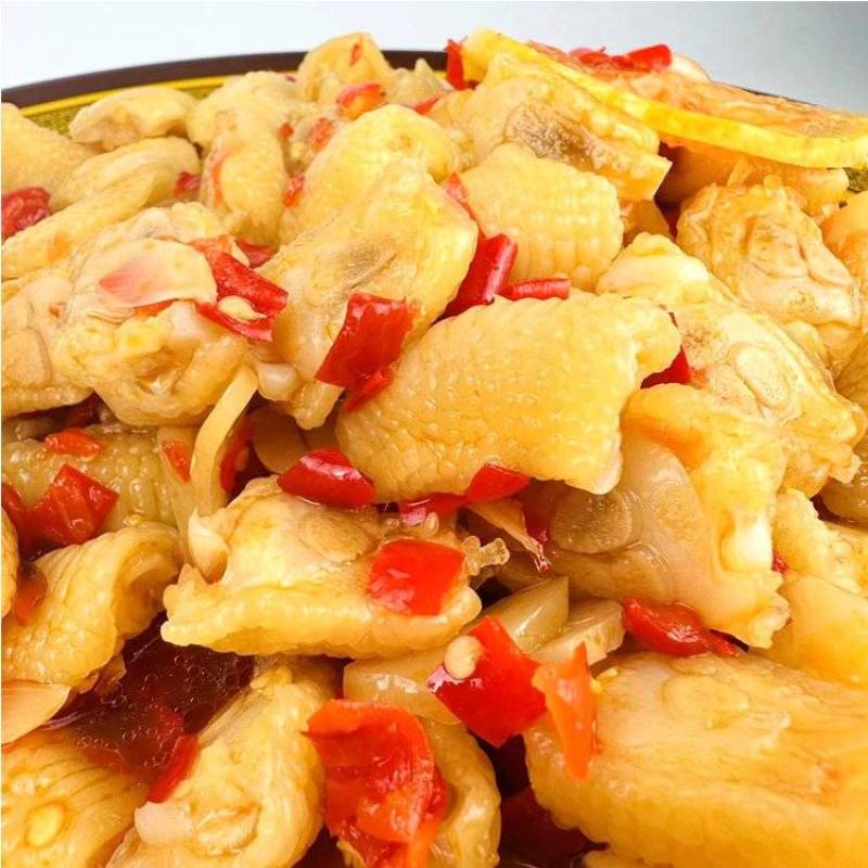 柠檬鸡脚筋批发，一袋也是批发价，三袋包邮送货到家