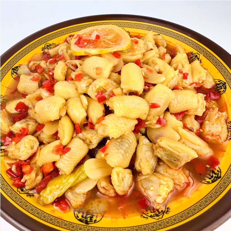 【无骨鸡爪】酸辣鸡脚筋批发，一袋起发三袋包邮送货到家