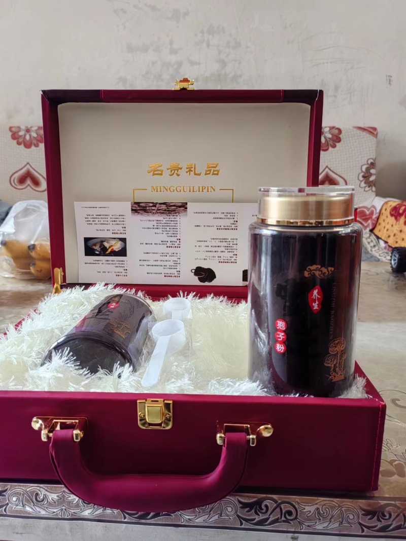 山东冠县灵芝产业园，灵芝孢子粉精品，自用+送礼装，源头