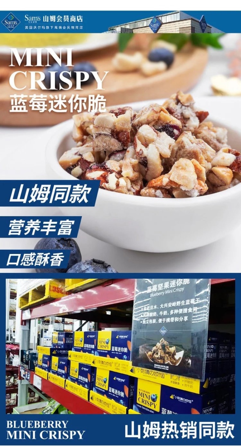 代发价秒1箱【小刺猬の烦恼蓝莓迷你脆】超火的零食