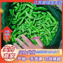 徐州毛豆精品翠绿宝毛豆大量上市中价格实惠电商超市货