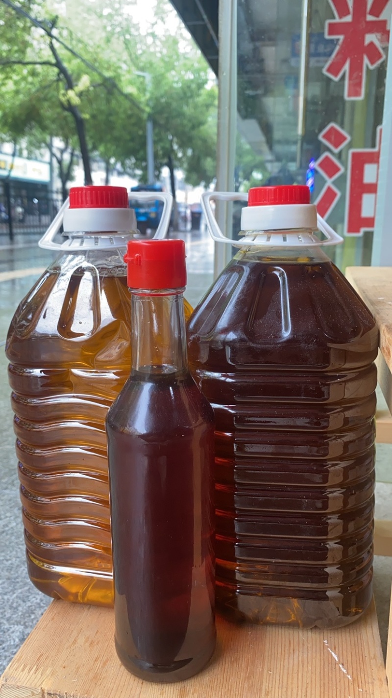 纯菜籽油农家自榨纯菜籽油12元一斤每桶5升纯