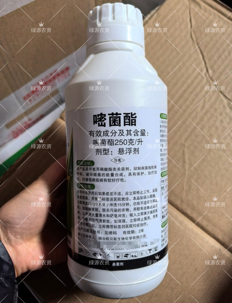 欧贝斯嘧菌酯番茄晚疫病杀菌剂晚疫病农药嘧菌酯杀菌剂