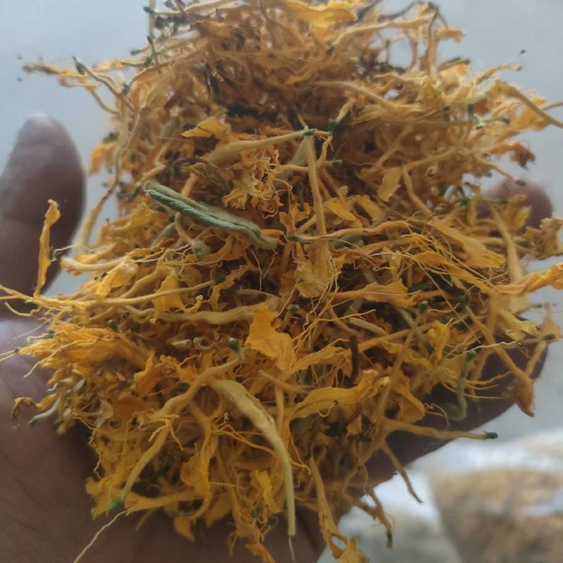 金银花开花货，基地纯开花，花混