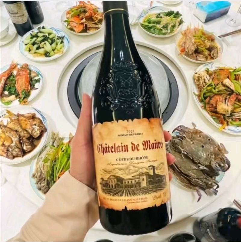批发零售法国原瓶原装口进罗纳河谷地区麦特斯红葡萄酒礼盒