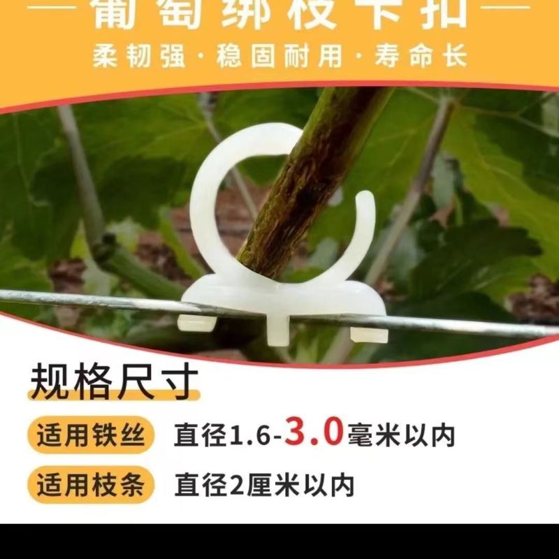 新款免拆卸葡萄绑枝卡猕猴桃绑枝卡葡萄卡子葡萄绑枝扣卡子卡