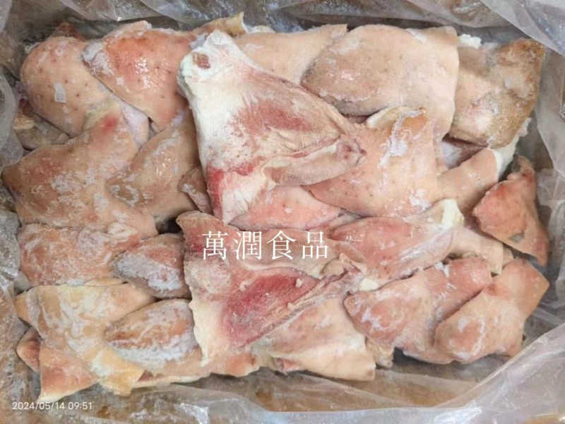 纯干精修下嘴尖，去毛干净，瘦，下嘴，猪下巴