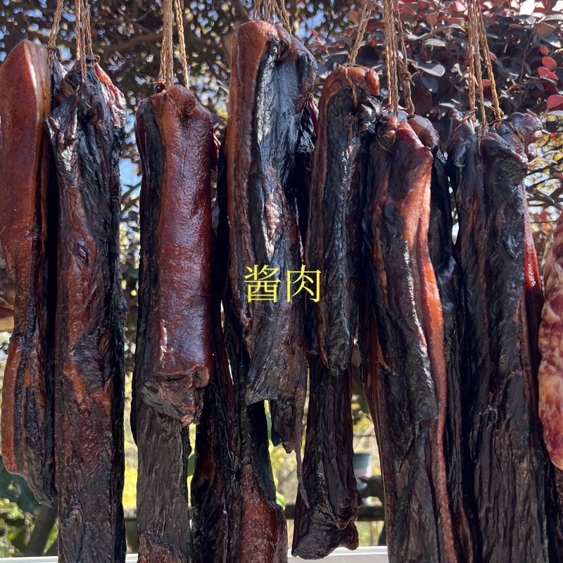 五花酱肉广式腊肉农家酱油肉500克装腊味温州风味