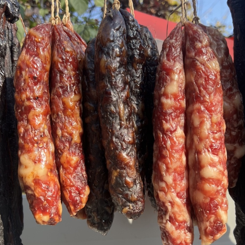 【腊肉】腊肠批发广式纯猪肉腊肠农家香肠整件20斤腊味