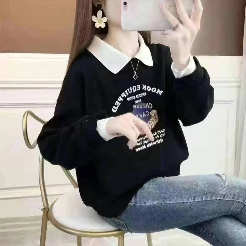 春款不加绒秋款宽松大版型卫衣十几清