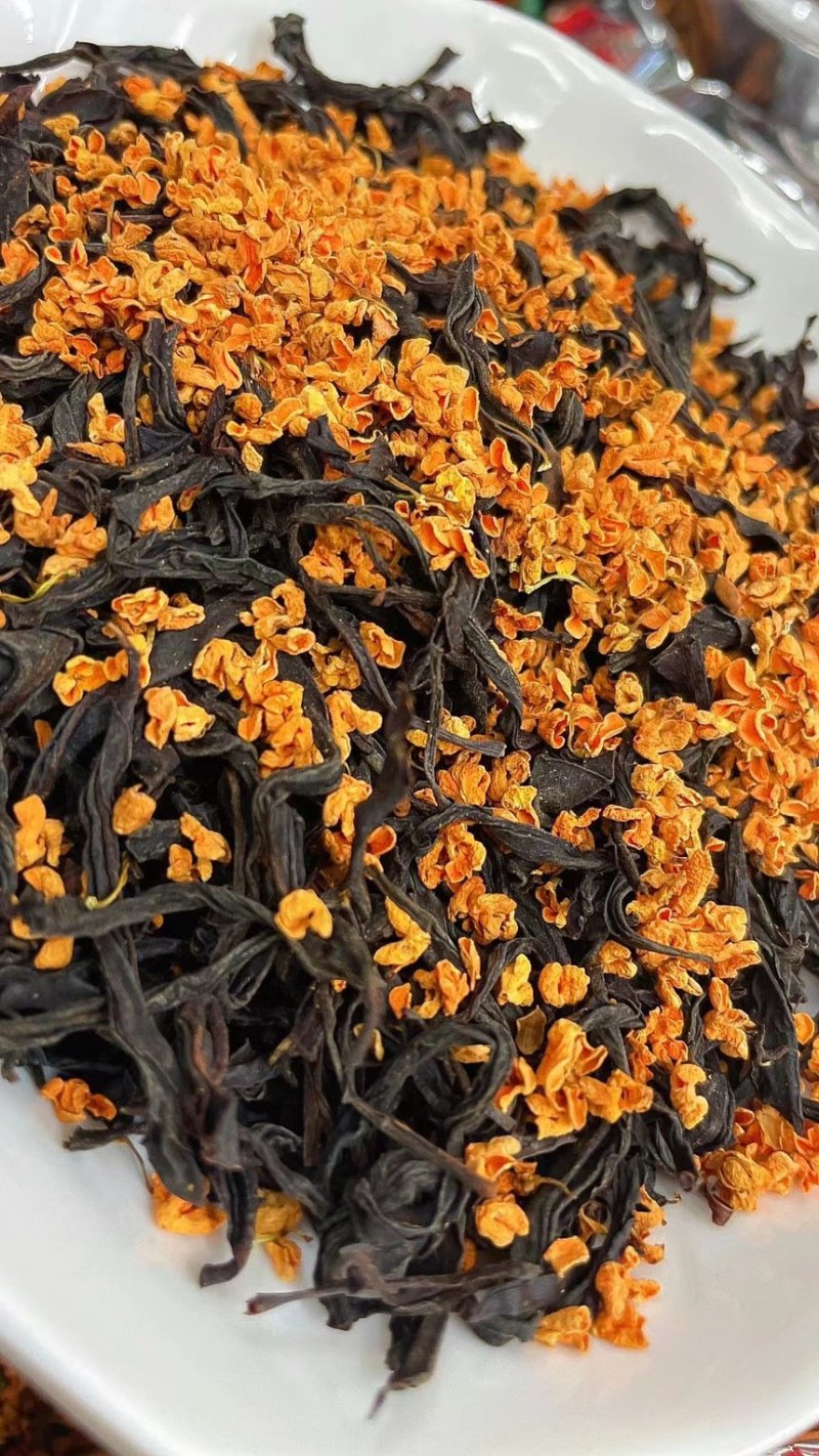 桂花红茶桂花红红茶花茶罐装散装批发价