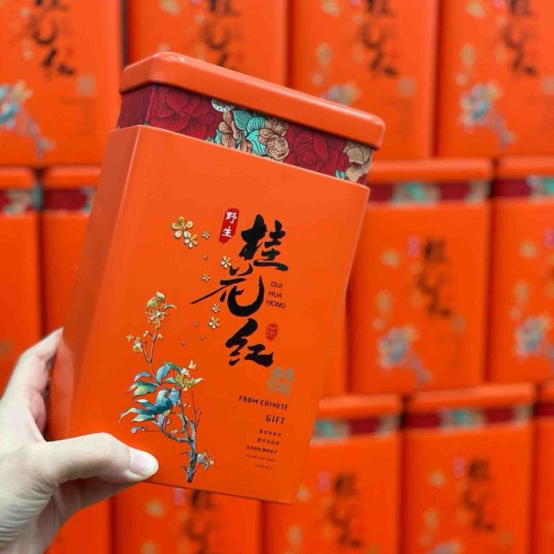 桂花红茶桂花红红茶花茶罐装散装批发价