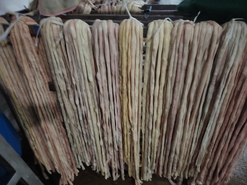 黄牛大小肠，屠宰场直供，满油，半油无油皆可按要求加工