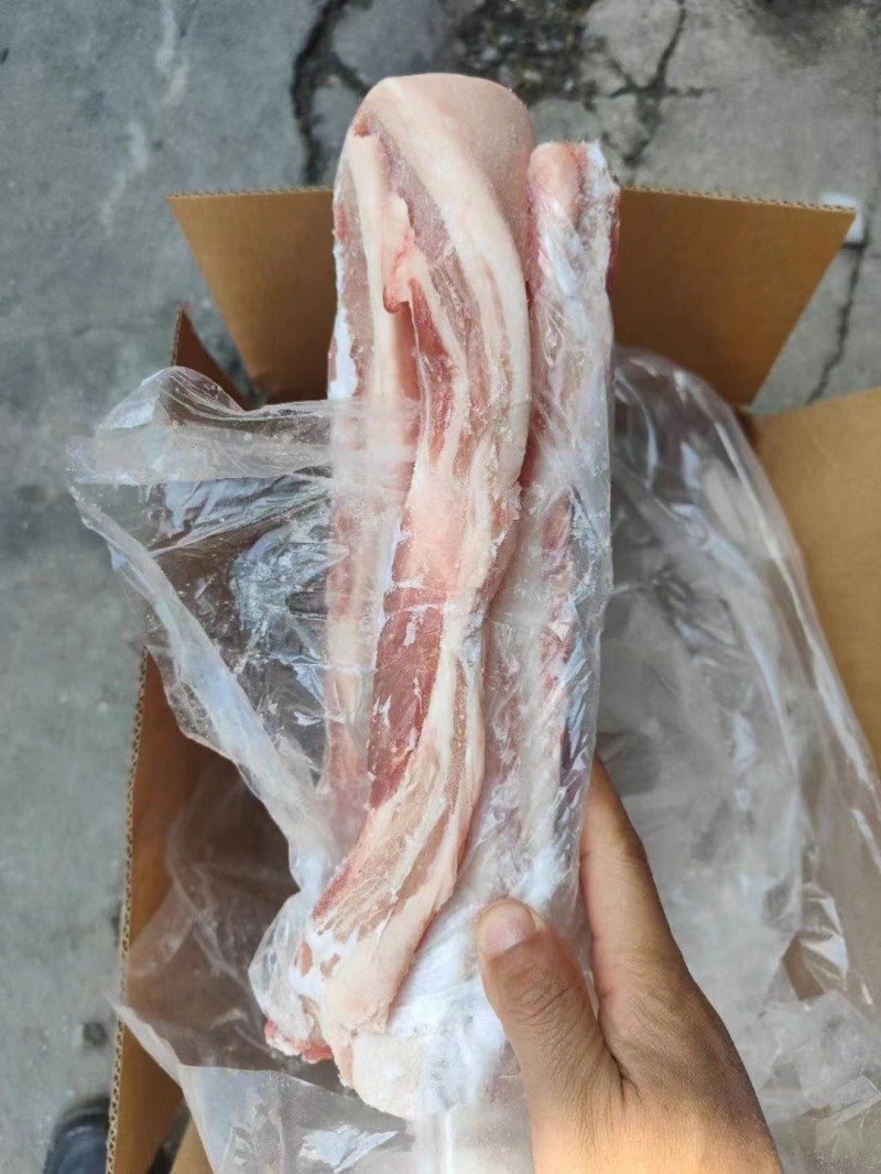 【推荐】黄岛区精品五花肉，手续齐全，餐厅食堂备货，质量保证