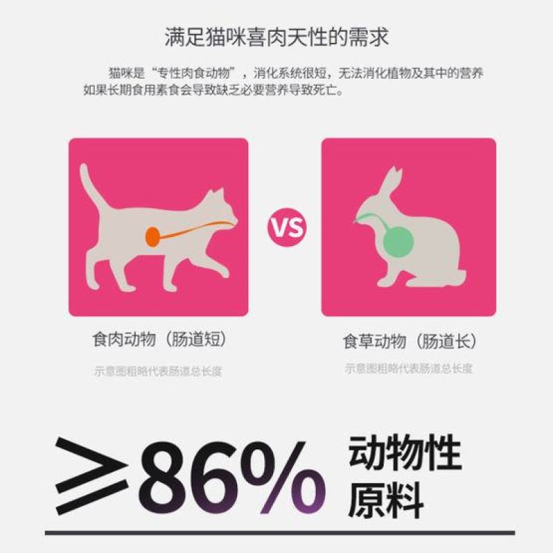冻干全价猫粮1-12个月幼猫用奶糕增肥发腮变胖猫粮包邮