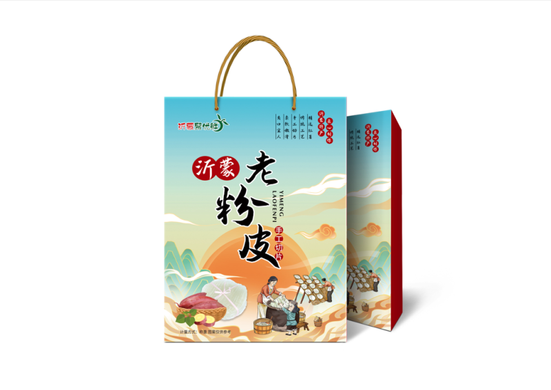 沂蒙山区，纯地瓜粉，手工切片粉皮，方便食用