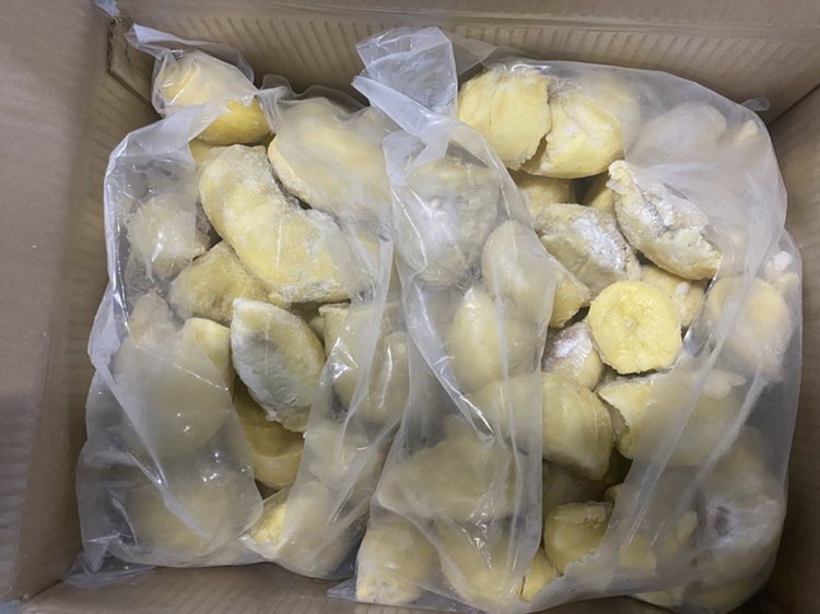 金枕头榴莲深加工产品陈列图