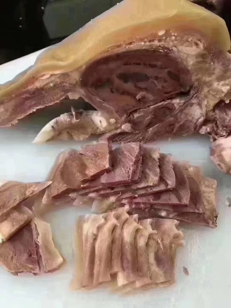 全熟牛头肉精修去油无油无毛无淋巴调炒适合各类饭店