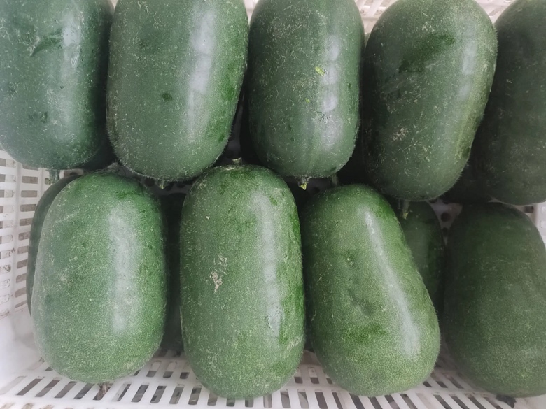 冬瓜榨汁过程展示图