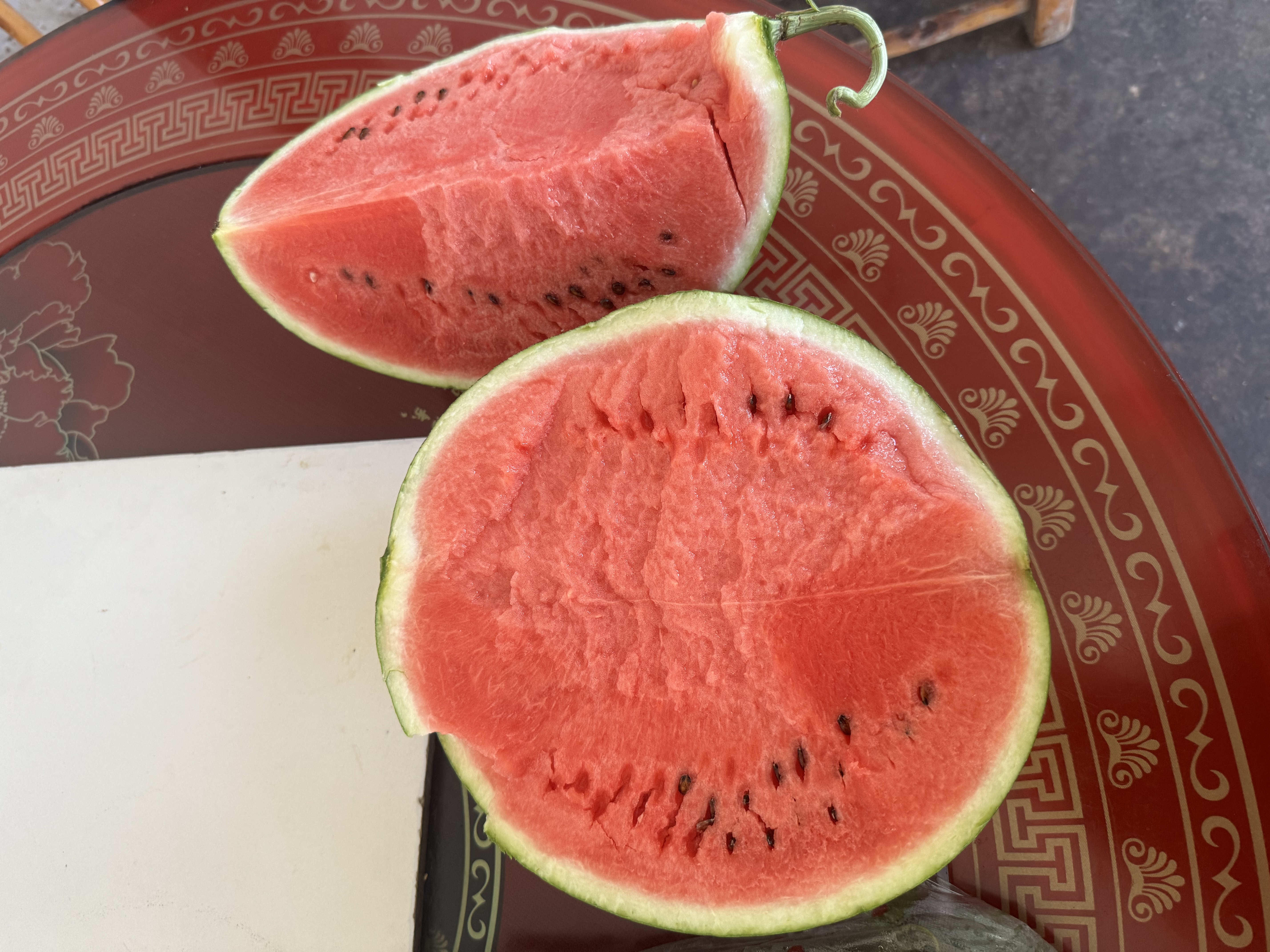 红金城西瓜水果拼盘示意图