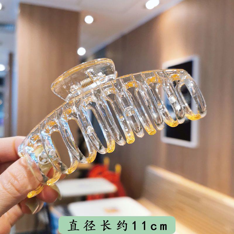 洗澡大号盘发发夹后脑勺抓夹百搭气质成人发抓鲨鱼夹发卡夹子